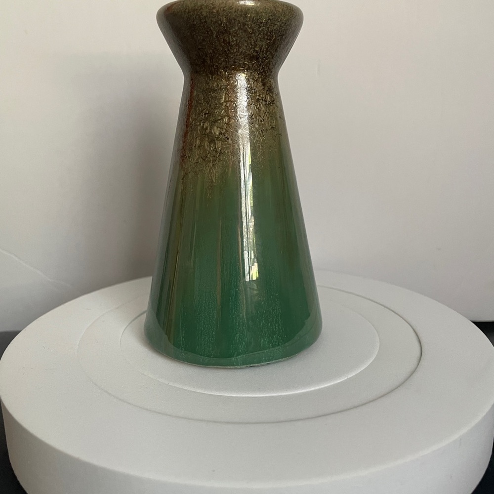 Glazed Pottery Ceramic Vase.